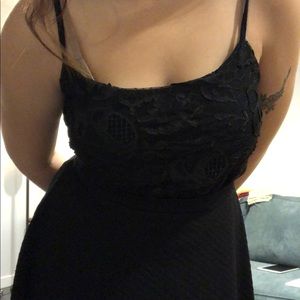 Tops - Floral Black Lace Tank Tops - Floral Black Lace Tank